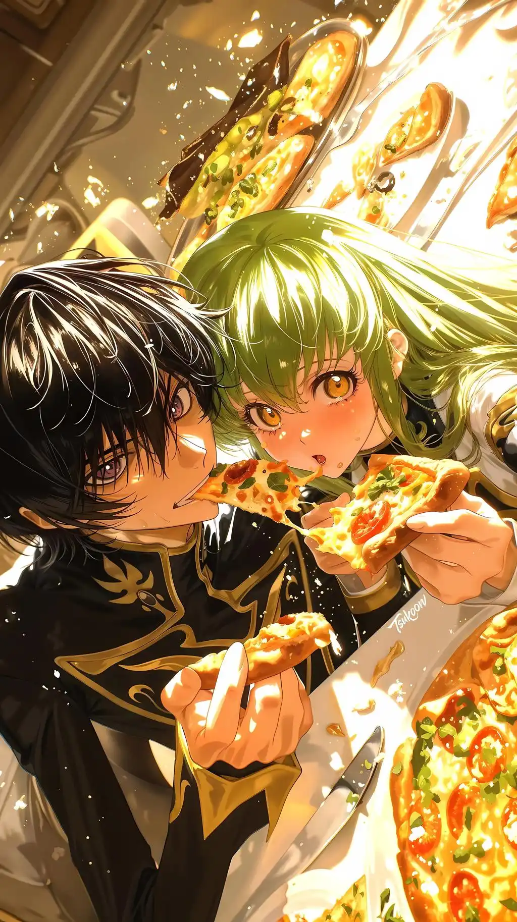 Aesthetic Anime Couple Romance Fantasy Art