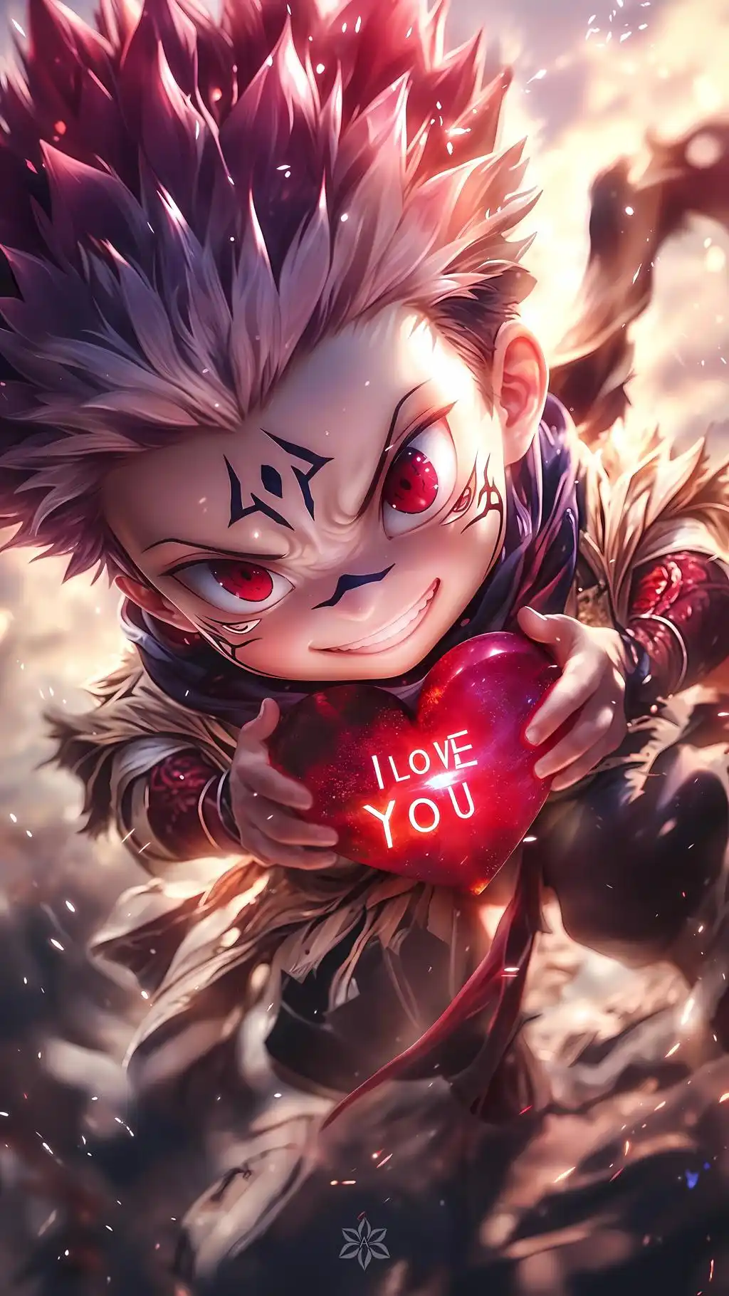 Ryomen Sukuna (Jujutsu Kaisen) Dark Energy Wallpaper