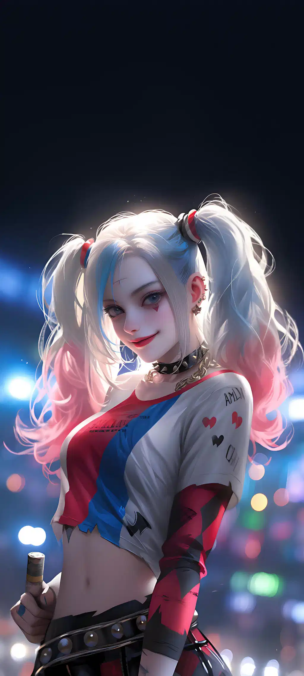 Harley Quinn DC Comics Neon