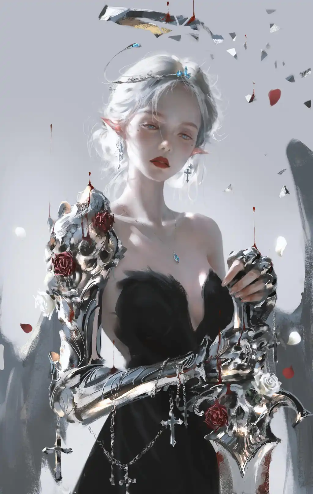 Silver Hair Anime Angel Gothic