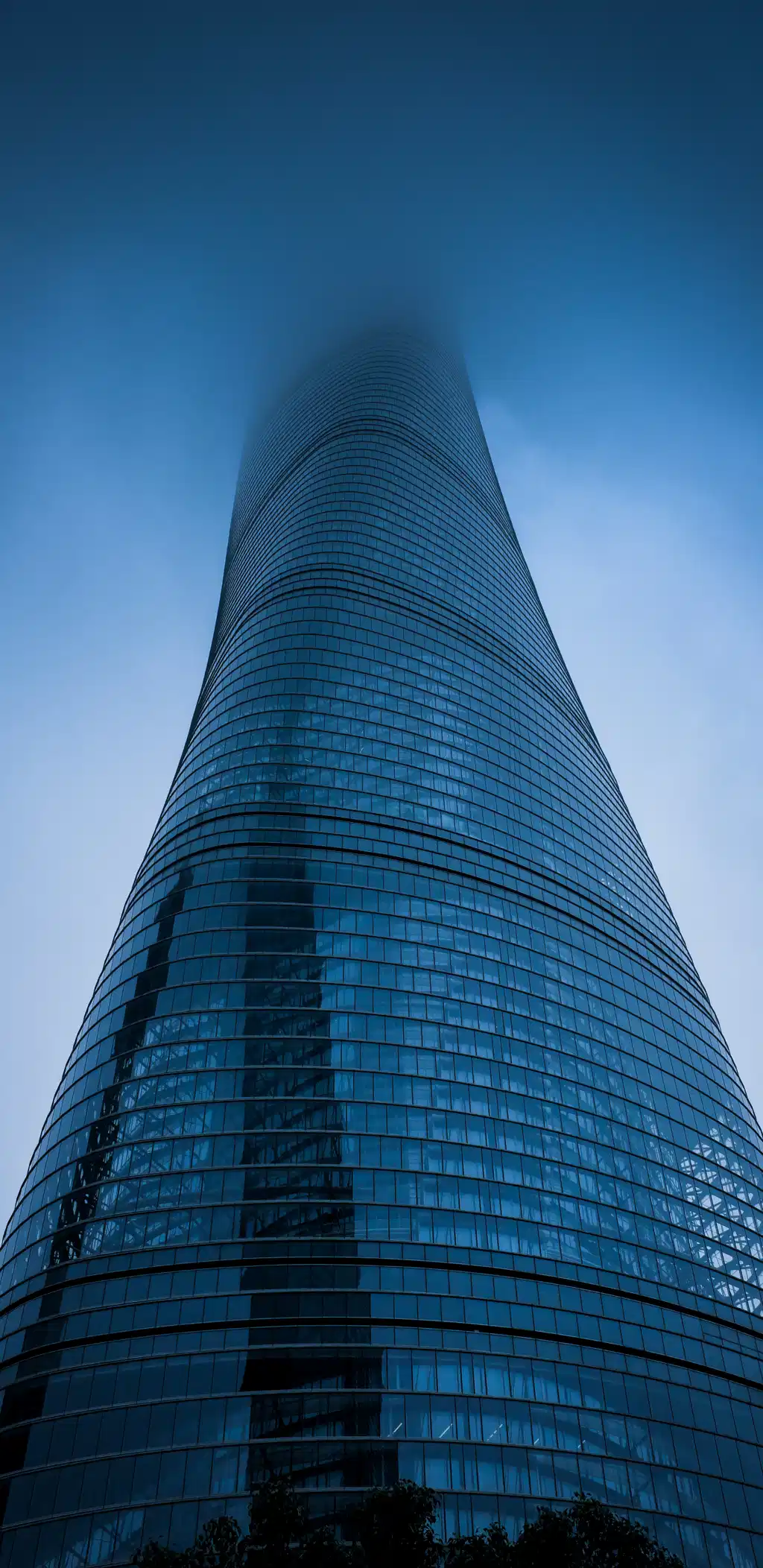 Modern Skyscraper Architecture Blue Hour