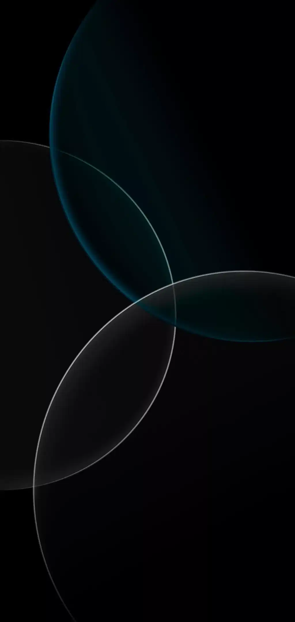 Dark Green Glowing Ring Wallpaper
