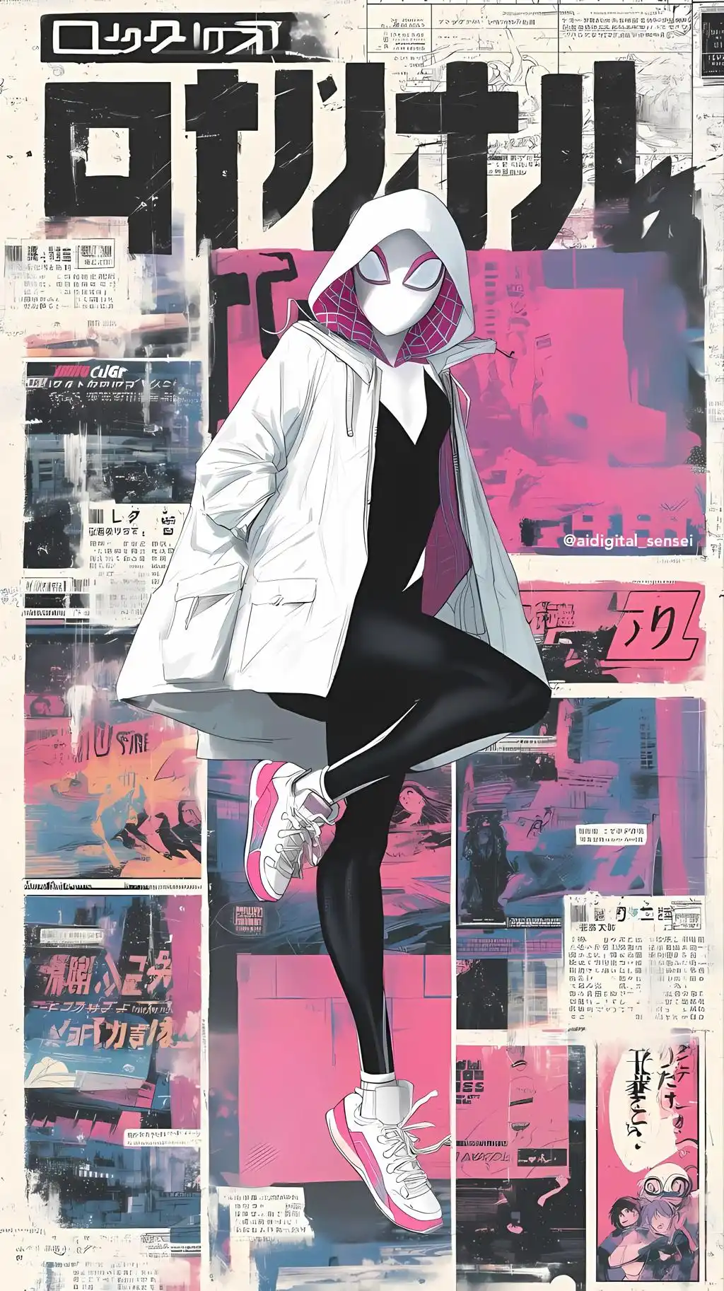 Spider Gwen Comic Aesthetic