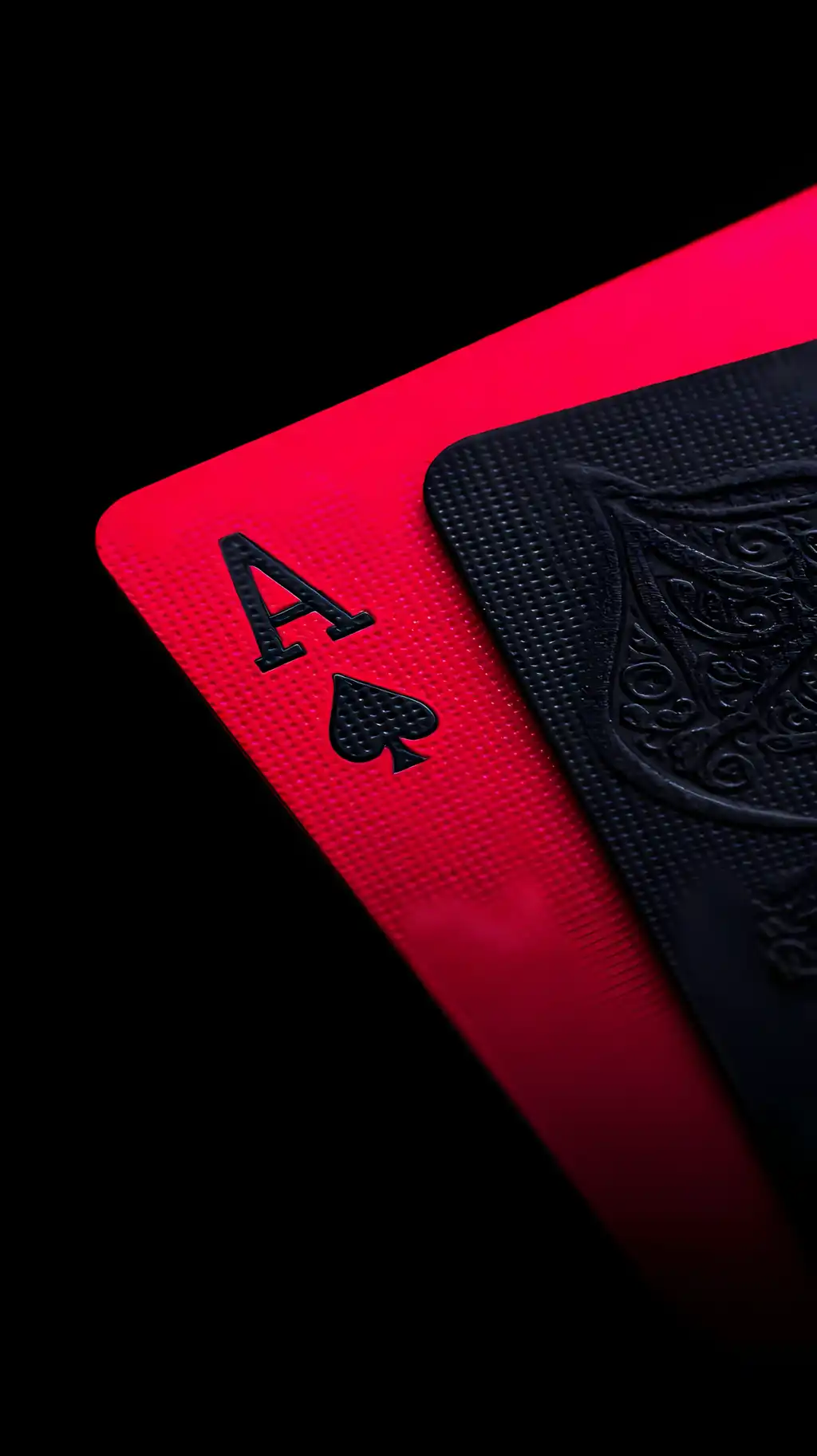 Ace Of Diamonds Red Glow